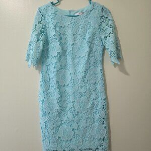 Blue Studio One crochet dress